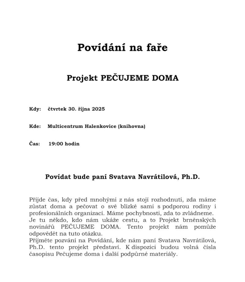pozvánka 30.10.2025