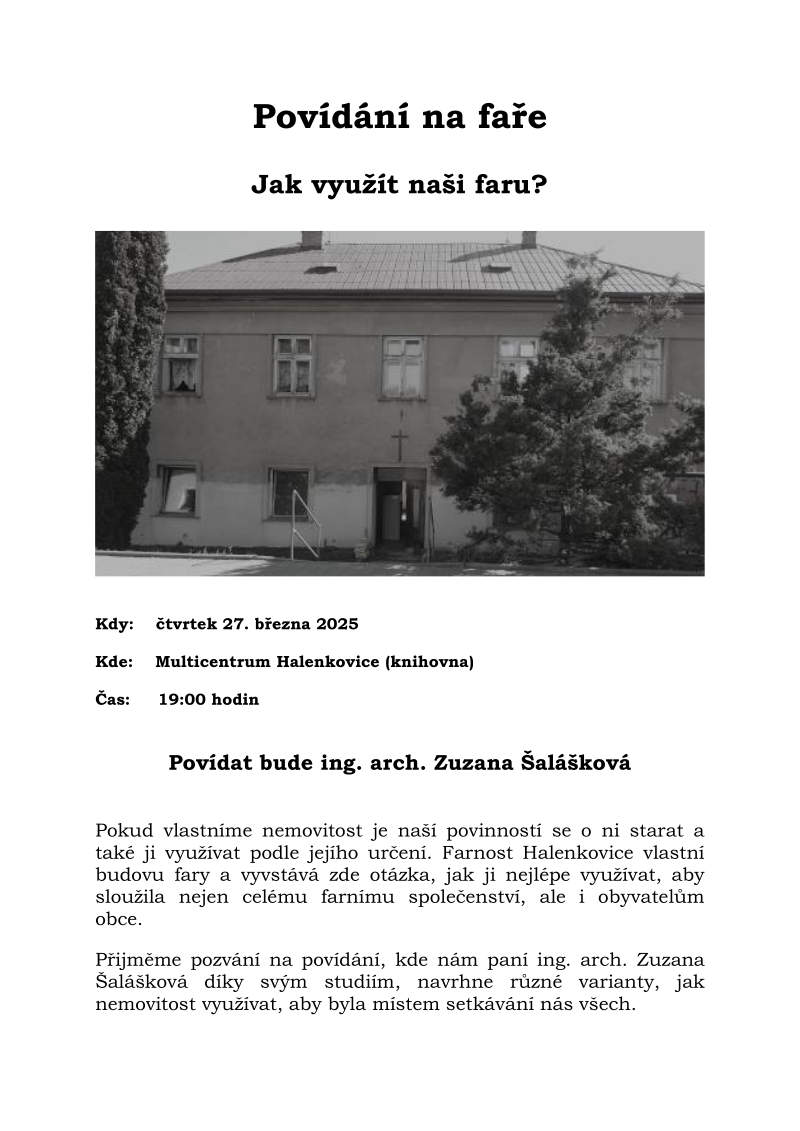pozvánka