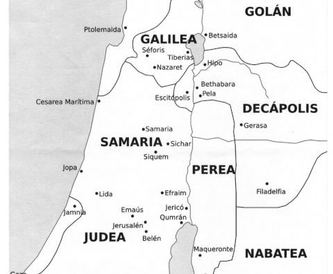 mapa Izraele
