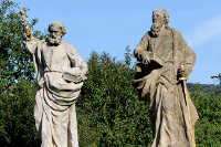 Sochy sv. Petra a sv. Pavla v Halenkovicích